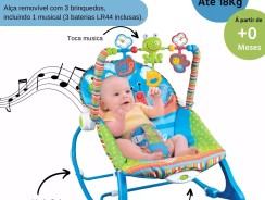 Cadeira De Descanso Musical Funtime Maxi Baby Vibratória –