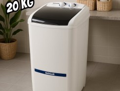 SUGGAR LAVADORA DE ROUPAS LAVAMAX ECO 20KG 110V BRANCA LE2001BR