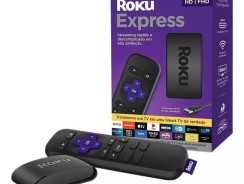 Roku Express 3960 padrão Full HD preto com 512MB de memória RAM