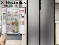 Geladeira Electrolux Frost Free Inverter 435L Efficient com AutoSense Side by Side cor Inox Look IS4S