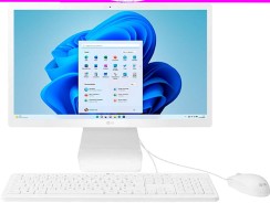 Computador All in One LG 22V30R, Intel Celeron N5100, 8GB, SSD 128GB, Windows Home 11, Tela de 22 Full HD, Branco – 22V30R-L.BY31P2