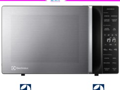 Micro-ondas Electrolux 23L Prata Efficient