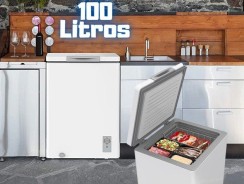 Freezer Horizontal Midea 100 Litros Branco CFA10B2