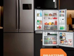 Geladeira/Refrigerador Brastemp Frost Free – French Door Inox 554L BRO85AK