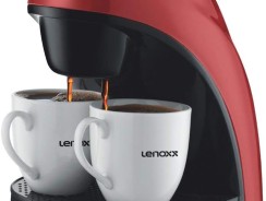 Cafeteira Elétrica Vermelha Coffee Red PCA031 127v Lenoxx