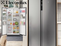 Geladeira Electrolux Side By Side Efficient Autosense (is4s) Cor Inox 110v