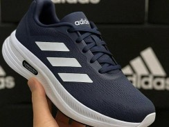 Tênis Cloudfoam Comfy Azul+branco adidas