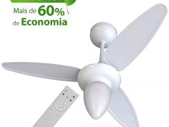 Ventilador de Teto Wind Inverter Ventisol C/ Controle 96cm de Diâmetro Bivolt