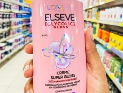 Creme para Pentear Super Gloss L’Oréal Paris Elseve Glycolic Gloss 250ML