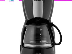 Cafeteira Elétrica Britânia CP15 15 Xícaras Inox Preto – 127V