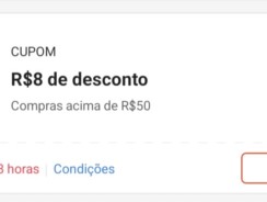 Shopee: Cupom de R$ 8 em Compras a partir R$ 50 –