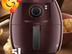 Fritadeira Elétrica Airfryer Family Efficient 5l Dark Red (EAF51)