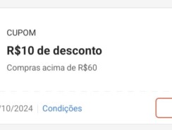 Shopee: Cupom de R$ 10 em Compras a partir R$ 60 –