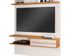 Painel Para TV 55” Off White/Freijo Trend NT1155 Notável Móveis