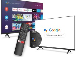 Smart TV Android LED 40″ Full HD TCL 40S615 com Google Assistant 2 HDMI 1 USB Wi-Fi Bluetooth