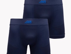 kit de 2 cuecas boxer esportivo ace azul marinho