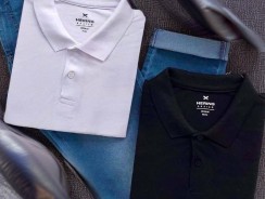 Kit Com 2 Camisas Polo Básicas Masculinas Hering