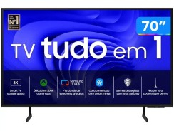  Smart TV 70” 4K UHD LED Samsung 70DU7700 – Wi-Fi Bluetooth Alexa 3 HDMI