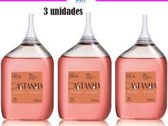 3 Unidades Refil Desodorante Colônia Frescor Feminino Castanha Ekos – 150ml