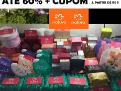 NATURA: Até 60% + Cupom 10% + Frete Grátis a Partir R$ 9