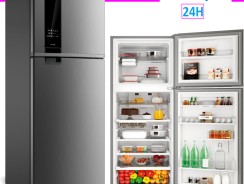 Refrigerador de 02 Portas Brastemp Frost Free com 375 Litros com Painel Eletrônico Inox – BRM45HK – BRBRM45HK_PRD