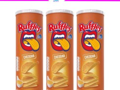 Kit Salgadinho Tira Onda Cheddar 134g Ruffles