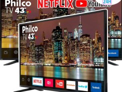 Smart TV LED 43″ Philco PTV43E60SN Full HD com Conversor Digital 3 HDMI 2 USB Wi-Fi MidiaCast