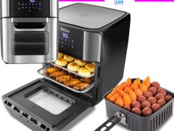 Fritadeira Elétrica sem Óleo/Air Fryer Philco – Oven PFR2200P com Forno e Timer – Cesto removível possui 12 litros de capacidade