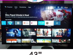 Smart TV LED 43″ Full HD, Design sem bordas, Google Assistant e Android TV com Bluetooth Konka KDG43