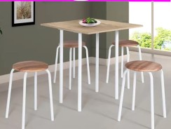 Conjunto de Mesa Dobrável com 4 Banquetas – Ciplafe Expert