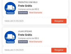 Cupom Frete Grátis Shopee – Por Nível