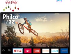 Smart TV LED 32″ Philco PTV32G50SN HD com Conversor Digital 2 HDMI 1 USB Wi-Fi Áudio Dolby Preta