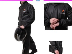 Capa Roupa Chuva Pvc Preta Moto Motoqueiro Forrada Com Gola Tamanho G – Pioneira