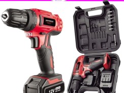 Parafusadeira e Furadeira Mondial Power Tools FPF-06M à Bateria, com Maleta e Acessórios, 12V – Bivolt