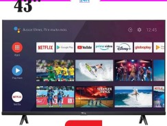 Smart TV 43” TCL LED Full HD Android HDR Wi-Fi e Bluetooth Integrados Google Assistant