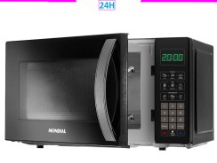 Micro-Ondas, Mondial, Preto, 1200W, – MO-01-21-B