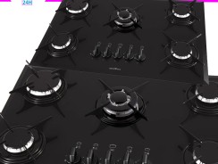 Cooktop Concept Britânia BCT7PTC 5 Bocas Bivolt