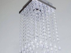 Lustre De Cristal Acrilico Gota Quadrado 17x17x27cm – Jp Chiba17ac