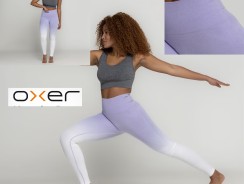 Calça Legging Feminina Oxer Yoga Sem Costura com Baixa Compressão Cós Baixo