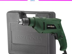 Furadeira de Impacto Britânia Power Perform BFU01M 650W Mandril 3/8” 48000 IPM com Maleta Plástica