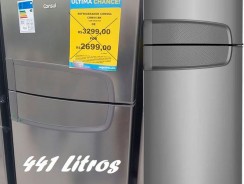 Geladeira Consul Frost Free Duplex 441 litros Inox com Filtro Bem Estar