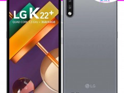 Smartphone LG K22+ Titan 64GB, Tela de 6.2”, Câmera Traseira Dupla, Android 10, Inteligência Artificial e Processador Quad-Core