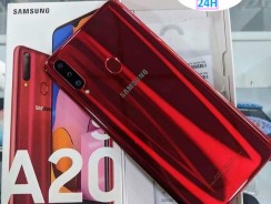 Smartphone Samsung Galaxy A20s SM-A207M Vermelho, Dual Chip,Tela Infinita 6.5″, Camera 13+5+8MP, Frontal 8MP, Octa Core 1.8GHz, 32GB, 3GB, Android 9.0