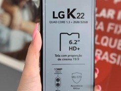 Smartphone LG K22 32GB Titan 4G Quad-Core 2GB RAM – Tela 6,2″ Câm. Dupla + Selfie 5MP Dual Chip