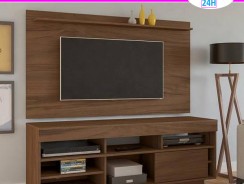 Rack para TV até 47” com Painel 1 Porta de Correr – 3 Prateleiras – Artely Roma