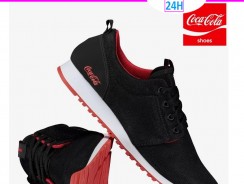 Tênis Coca-Cola Bird Masculino – Preto e Vermelho