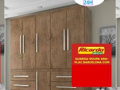 Guarda-Roupa Araplac Barcelona Com 6 Portas e 4 Gavetas – Demolição