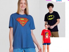 Camiseta Super Homem DC Comics Unissex – hering