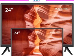 TV Multilaser 24 LED HD hdmi USB av dnr TL037