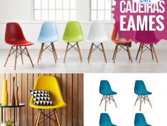 Conjunto 4 Cadeiras Eames Eiffel